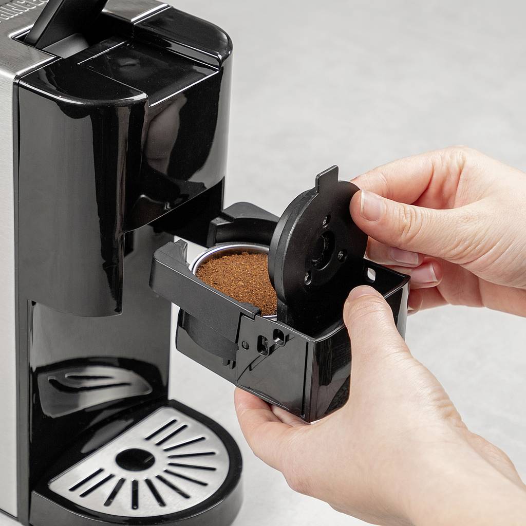 Princess 249451 Capsule coffee machine Silver, Black ESE pod co 01.249451.01.001
