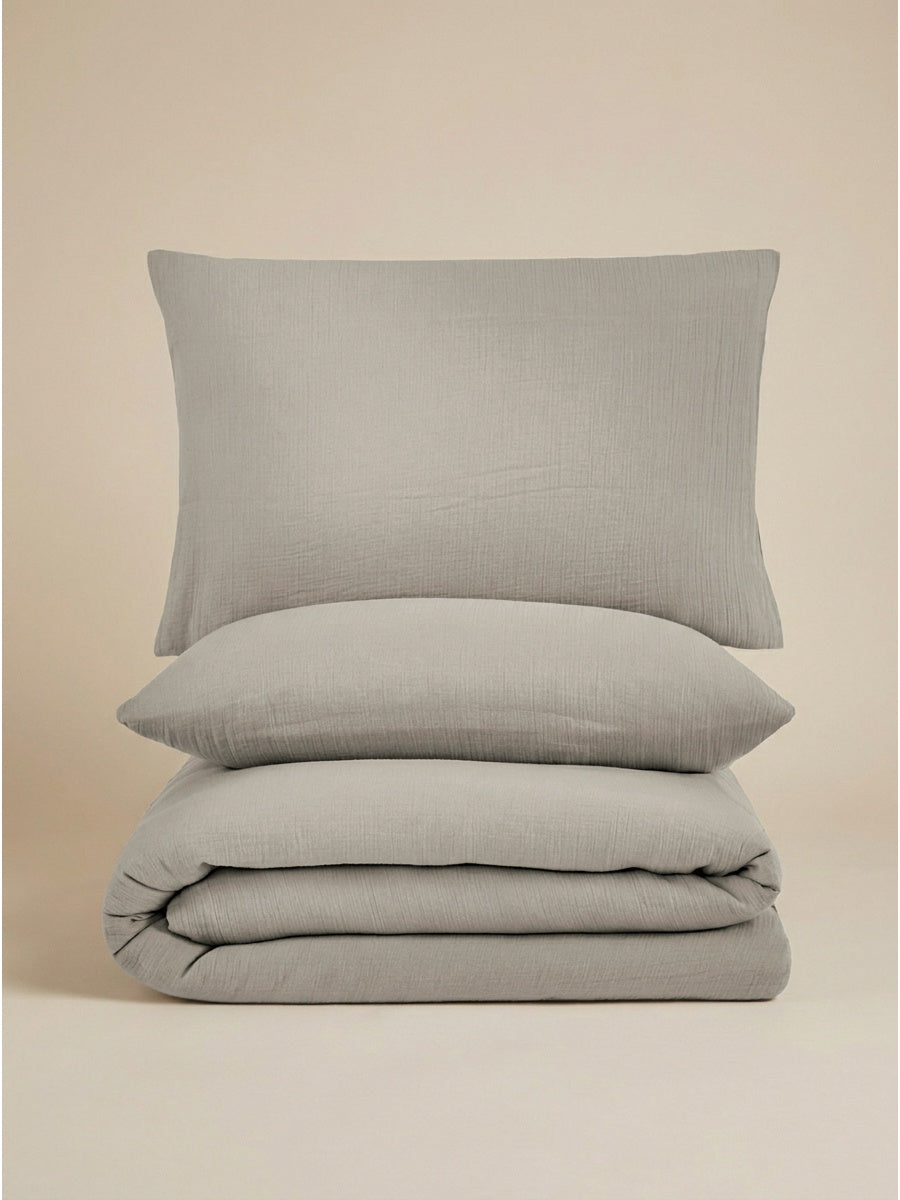 Muslin bedding set, 200x220 cm 3 pieces-0