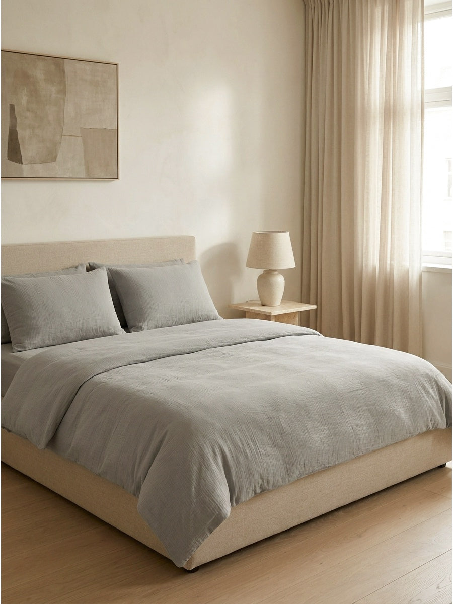 Muslin bedding set, 200x220 cm 3 pieces-1