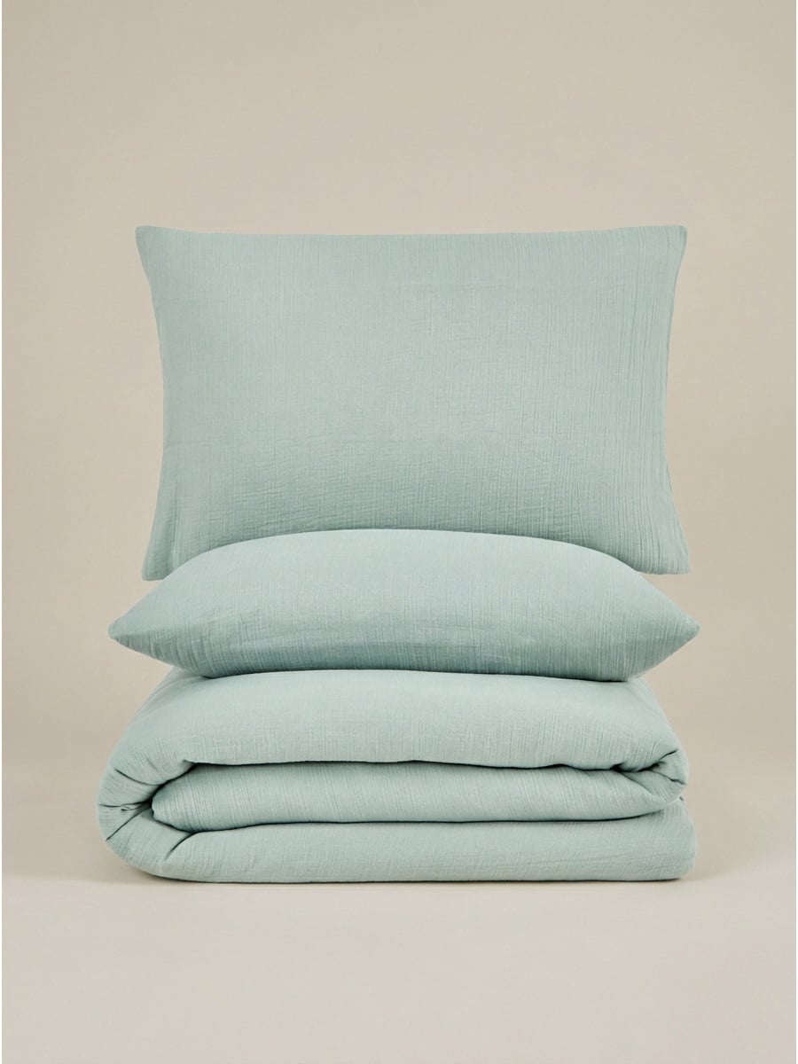 Muslin bedding set, 200x220 cm 3 pieces-0