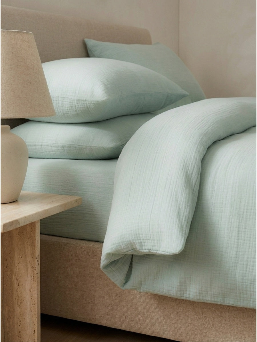 Muslin bedding set, 200x220 cm 3 pieces-2