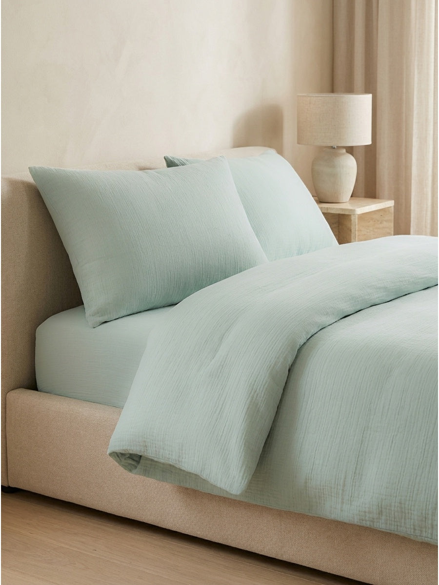 Muslin bedding set, 200x220 cm 3 pieces-4