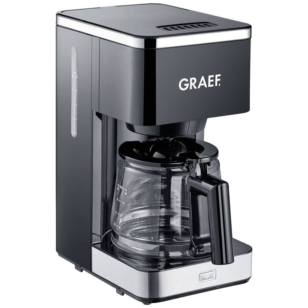 Graef FK 402 Coffee maker Black Cup volume=10 Glass jug, Plate warmer FK402EU