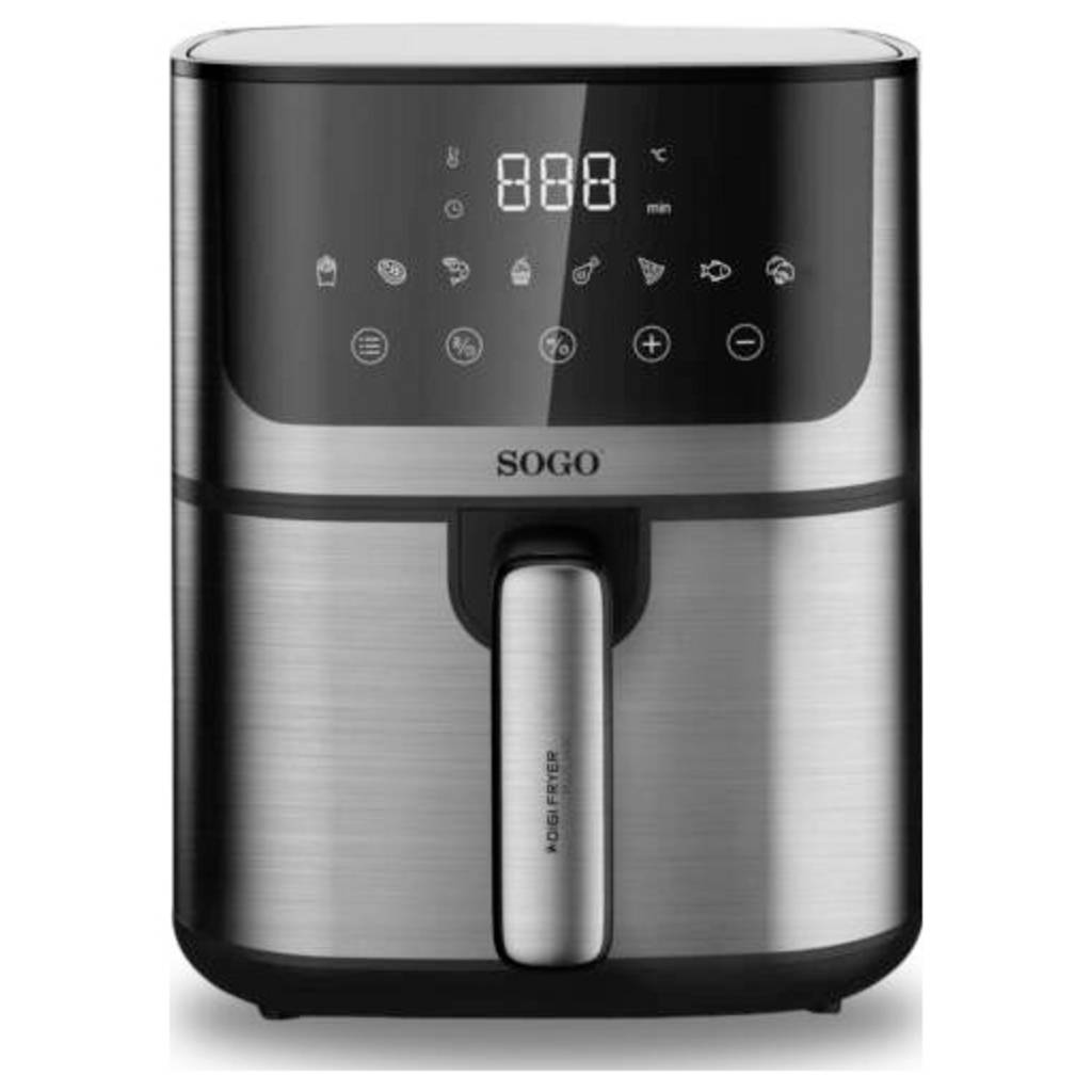SOGO Human Technology FRE-SS-10880 Air fryer 5 l 1400 W Stainless s FRE-SS-10880