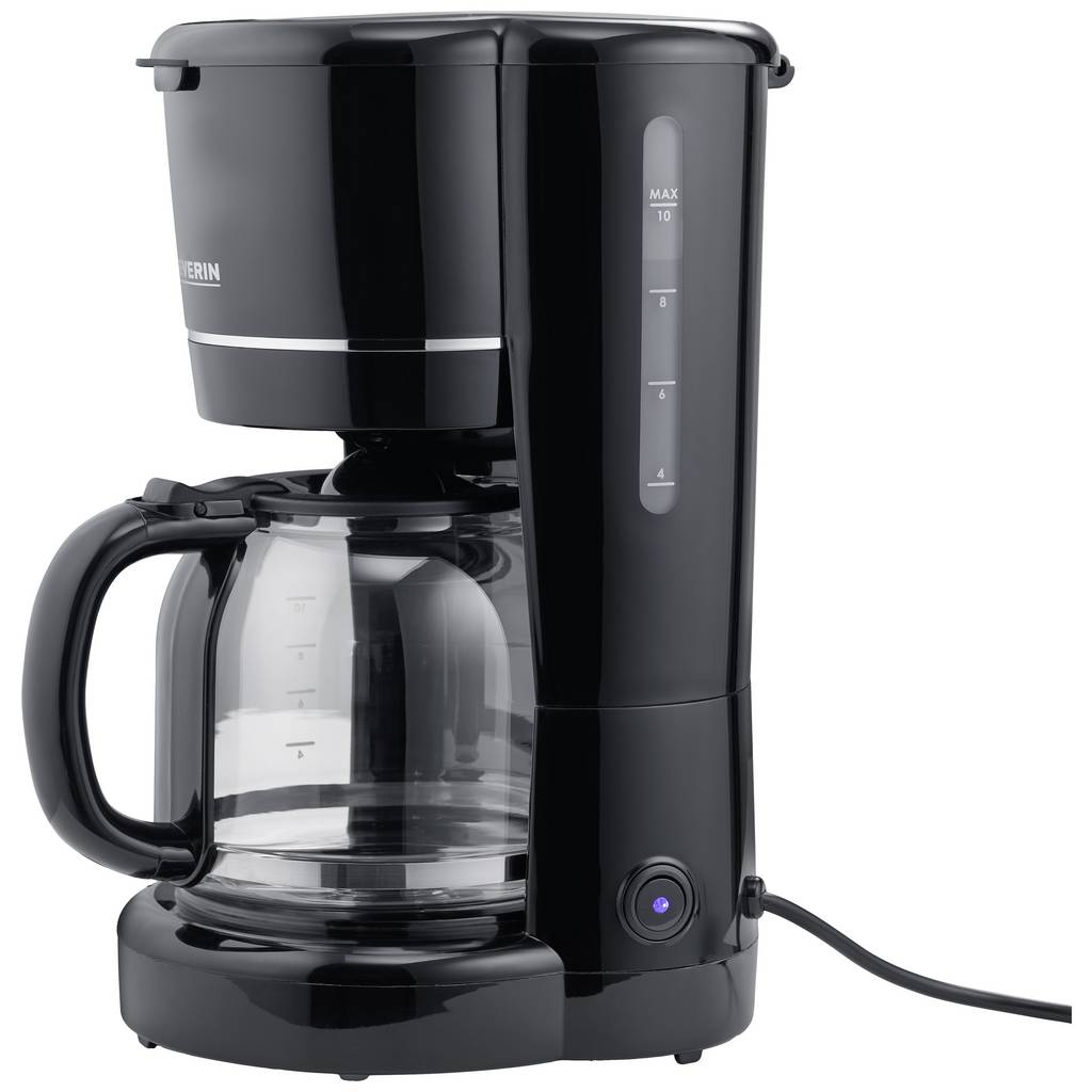 Severin 4320 Coffee maker Black Cup volume=10 Glass jug, Plate warmer 4320