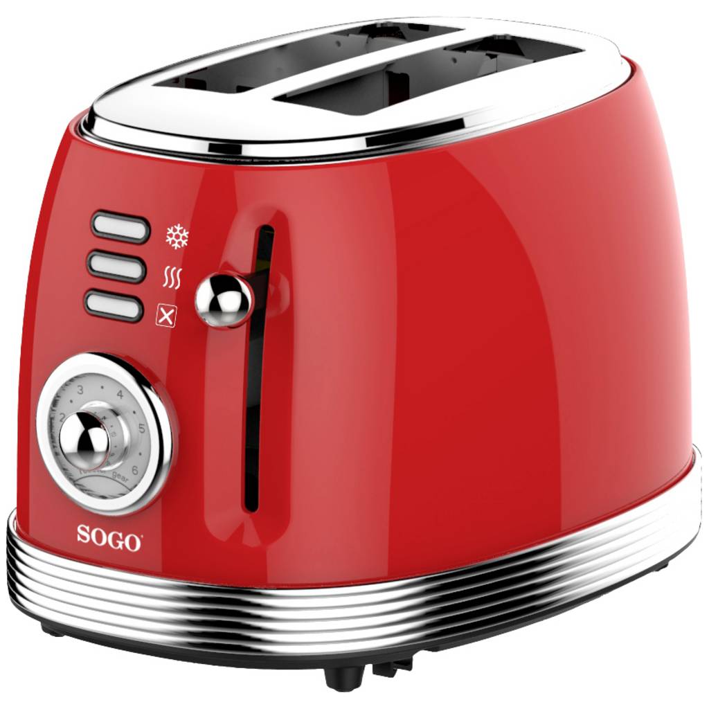 SOGO Human Technology Toaster Indicator light, Toasting function Red TOS-SS-5460