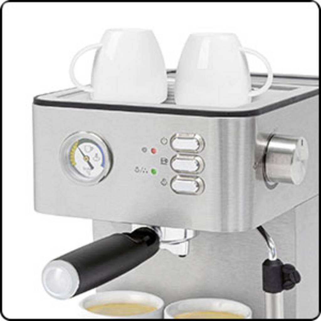 Profi Cook PC-ES 1209 Espresso machine with sump filter holder Stainless 501209