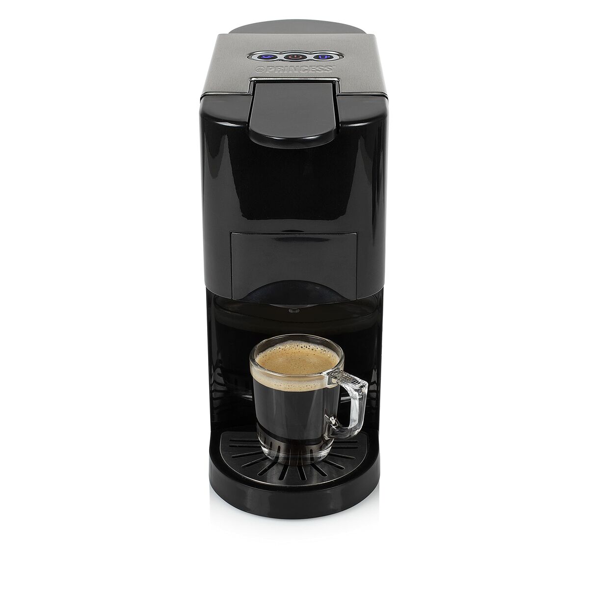 Princess 249451 Capsule coffee machine Silver, Black ESE pod co 01.249451.01.001