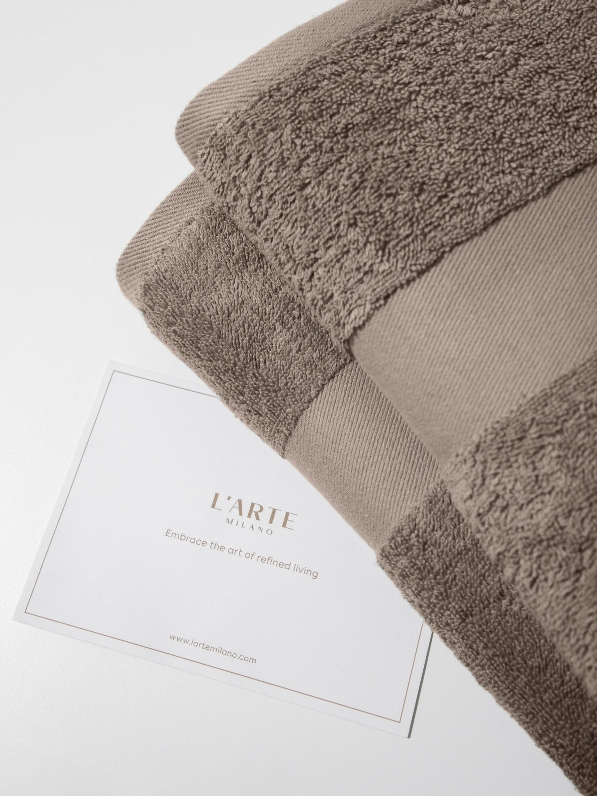 Set: cotton towel set – (2 pcs, 70 x 140 cm) and cotton towel set – (2 pcs, 50 x 90 cm)-1