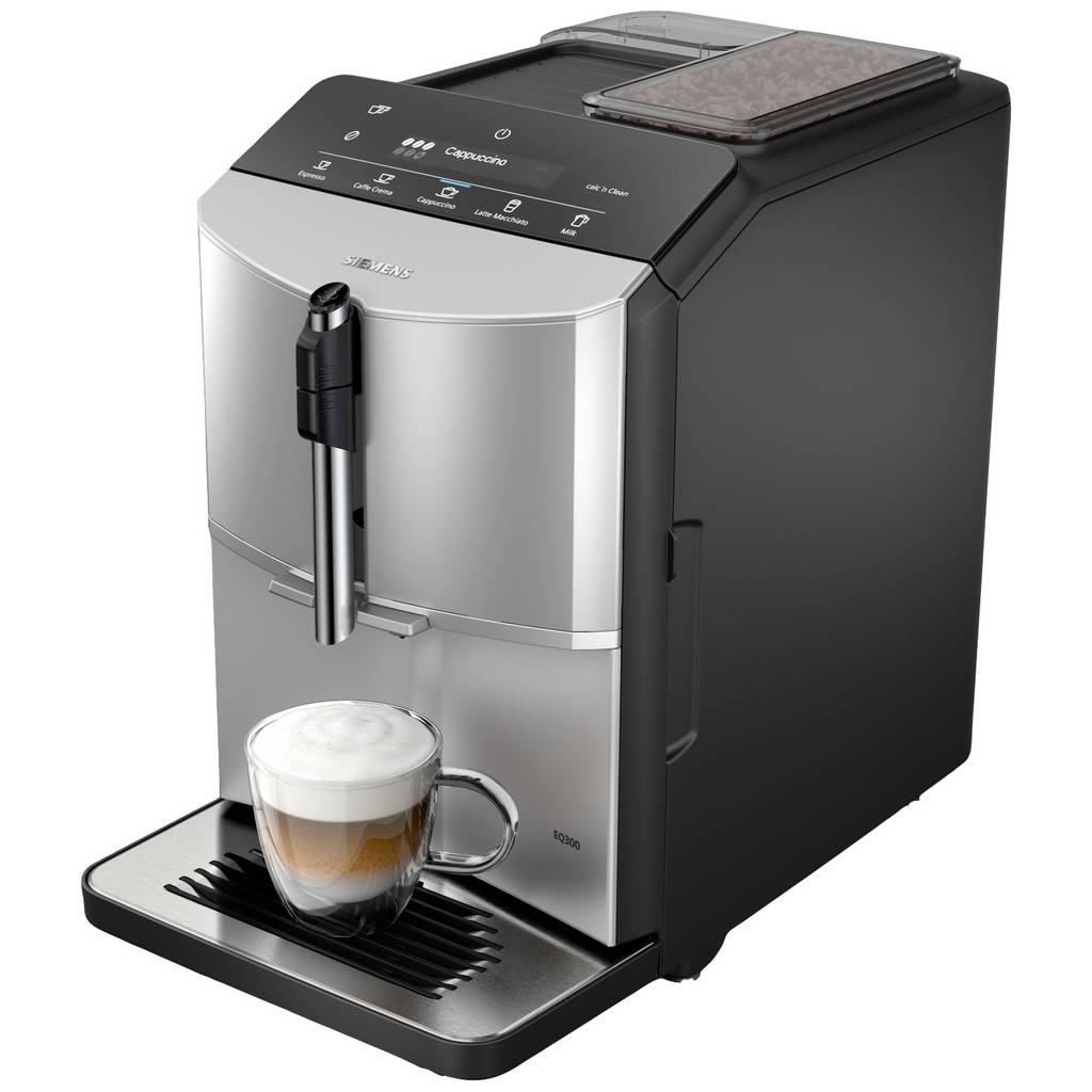 Siemens Hausgeräte TF303E07 Fully automated coffee machine Silver (meta TF303E07