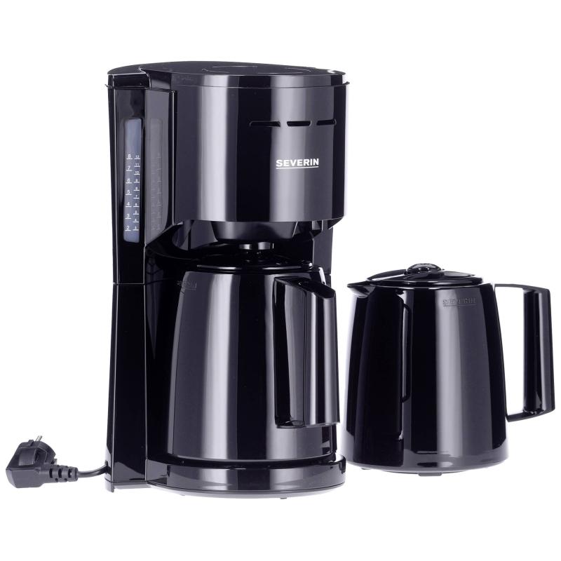 Severin KA 9307 Coffee maker Black Cup volume=8 Thermal jug KA 9307