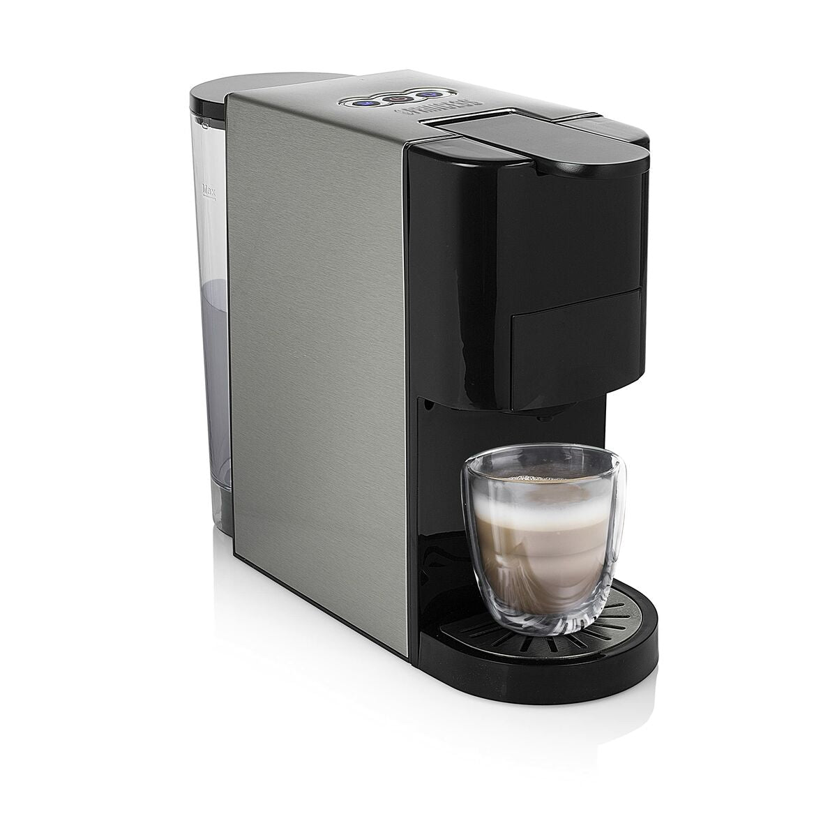 Princess 249451 Capsule coffee machine Silver, Black ESE pod co 01.249451.01.001