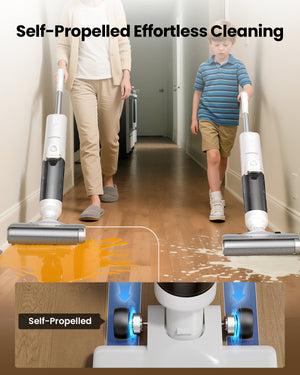 3-in-1 plaunantis dulkių siurblys-šluota Proscenic F10 Ultra
