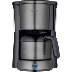 Severin 9343 Coffee maker Steel, Black Cup volume=8 Timer, incl. filter cof 9343