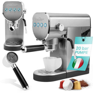 Profi Cook PC-ES/KA 1265 inox Espresso machine Stainless steel Cup volume 501265