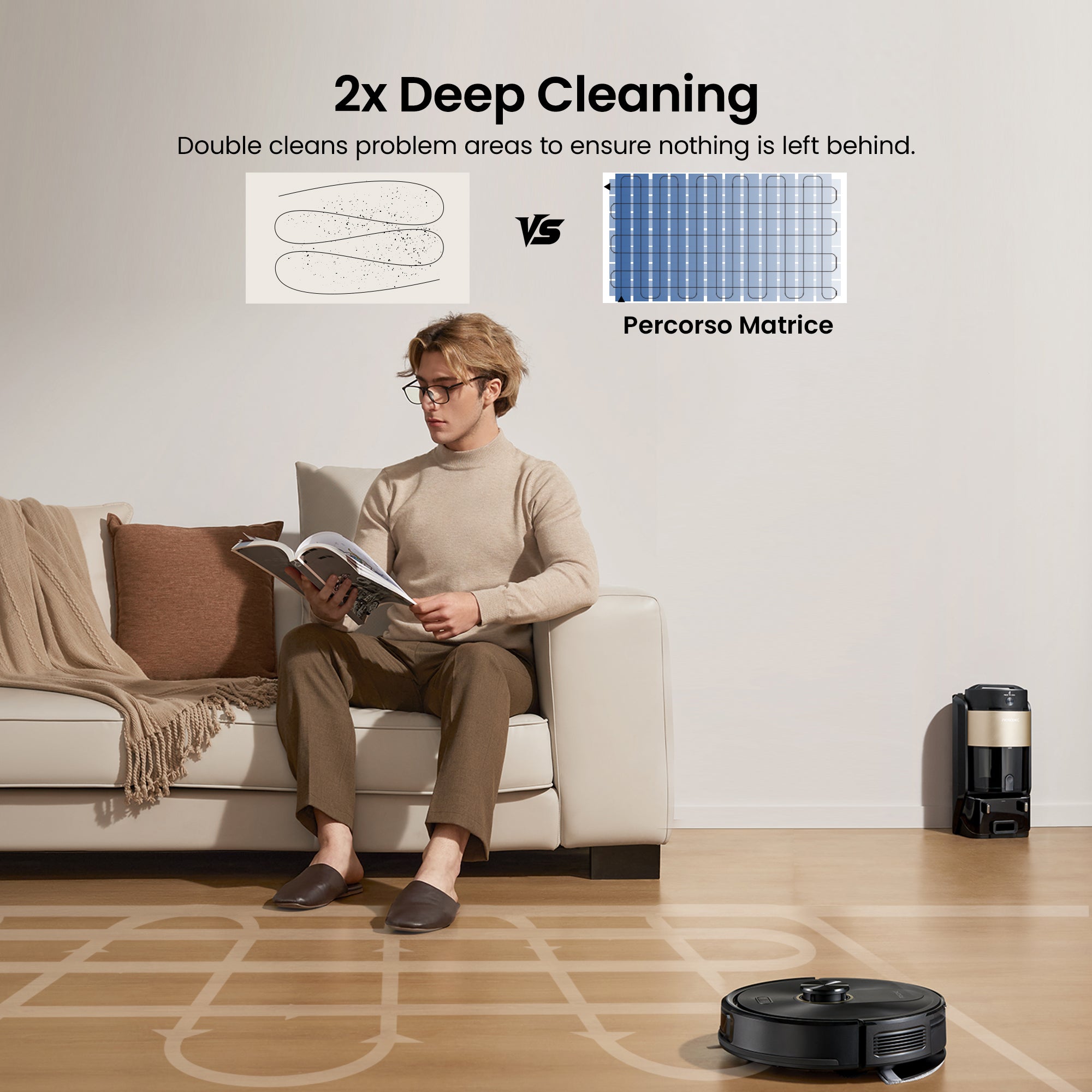 Robotas dulkių siurblys Proscenic Q20 Plus