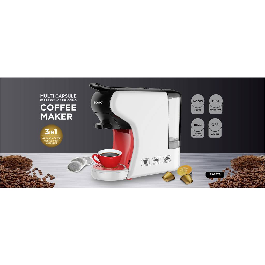 SOGO Human Technology Aromatti Capsule coffee machine CAF-SS-5675