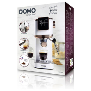 DOMO ESPRESSOMASCHINE 20Bar Espresso machine White DO746K