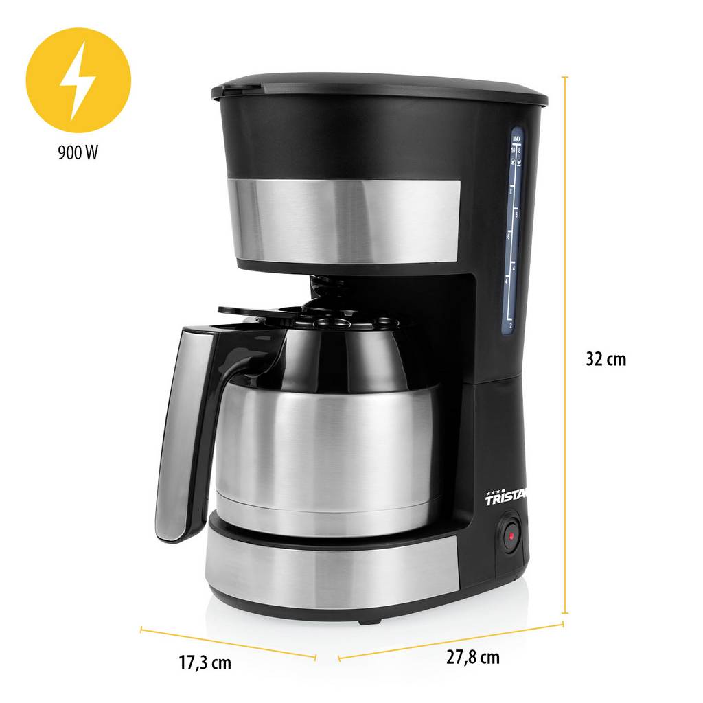 Tristar Coffee maker Black Cup volume=10 Plate warmer CM-1283