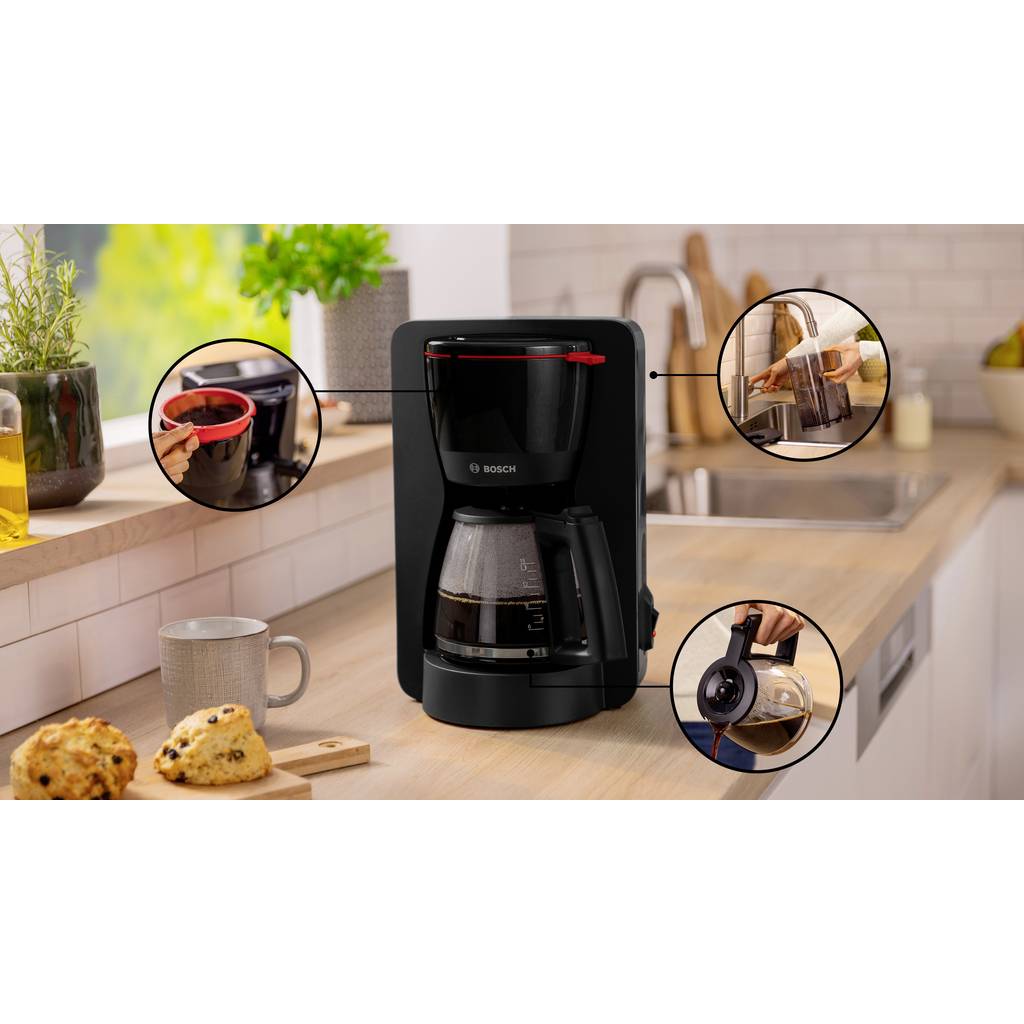 Bosch MyMoment Coffee maker Black TKA2M113