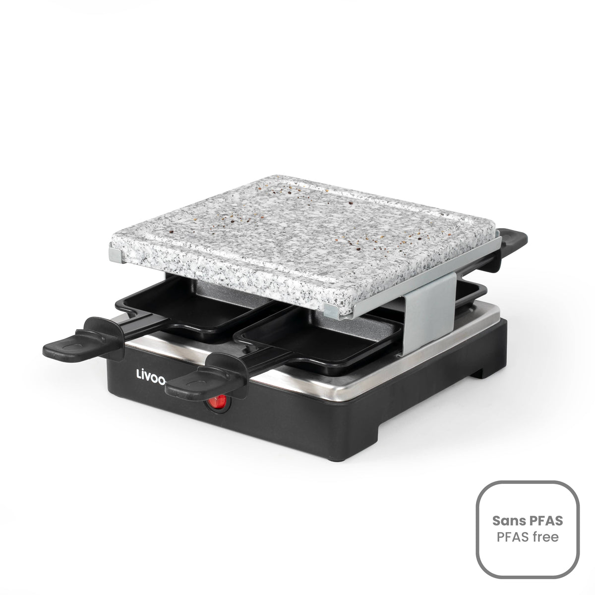 Livoo DOC242 electric raclette grill for 4 people