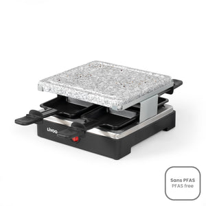 Livoo DOC242 electric raclette grill for 4 people