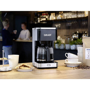 Graef FK 402 Coffee maker Black Cup volume=10 Glass jug, Plate warmer FK402EU