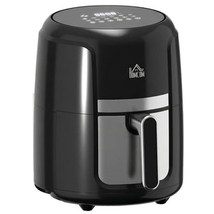 Friteuse sans huile 4 L, air fryer 1300 W 12 programmes, écran tactile, température réglable, panier antiadhésif, noir